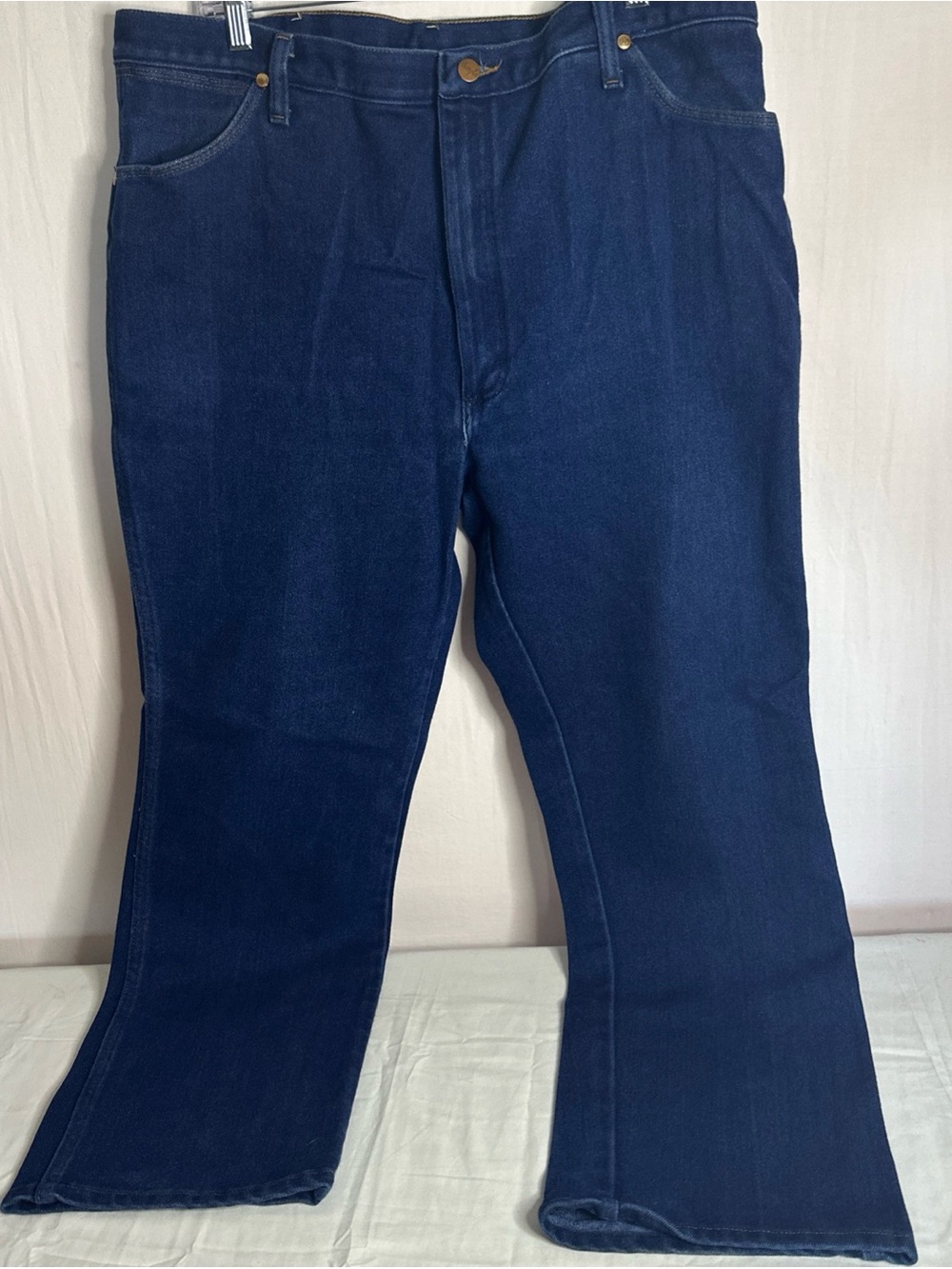 Wrangler Men's Navy Bootcut Jeans